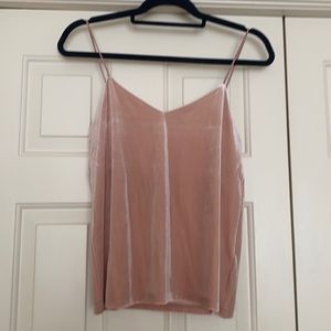 H&M VELVET TANK TOP